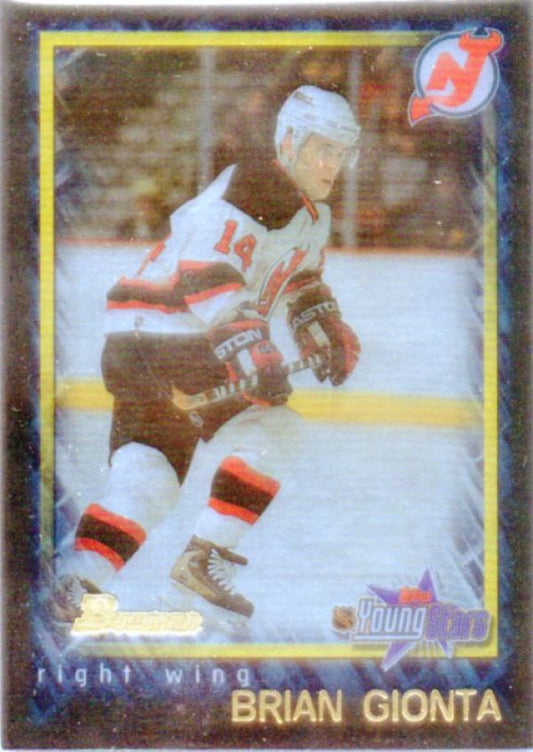 NHL 2001-02 Bowman YoungStars Ice Cubed - No 151 - Brian Gionta