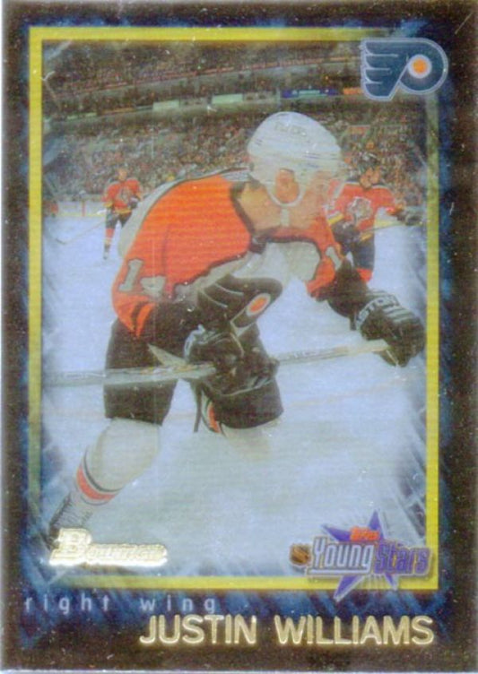 NHL 2001-02 Bowman YoungStars Ice Cubed - No 155 - Justin Williams