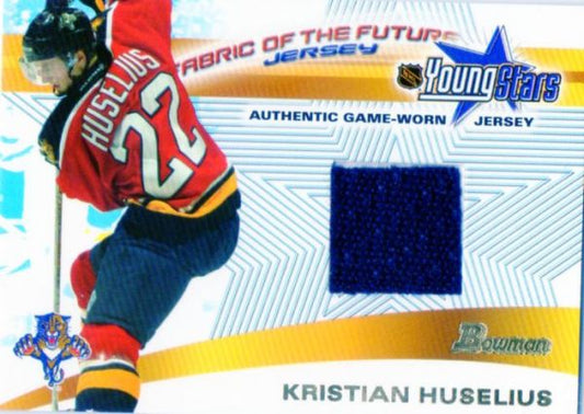 NHL 2001-02 Bowman YoungStars Relics - No FFJ-KH - Kristian Huselius