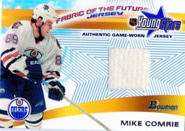 NHL 2001-02 Bowman YoungStars Relics - No FFJ-MC - Mike Comrie