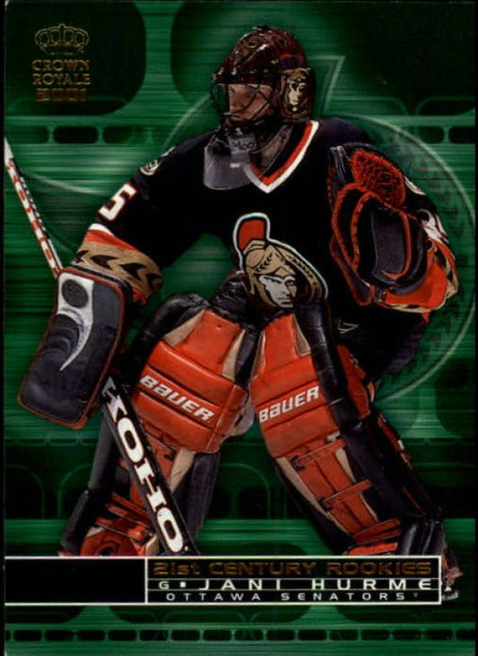 NHL 2000-01 Crown Royale 21st Century Rookies - No. 18