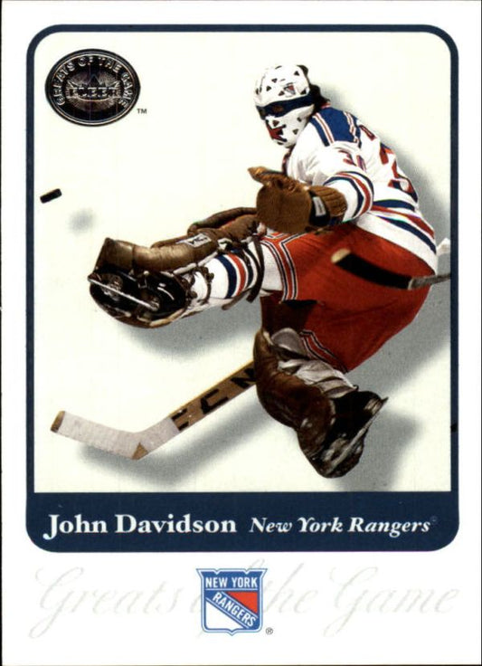 NHL 2001-02 Greats of the Game - No 10 - John Davidson