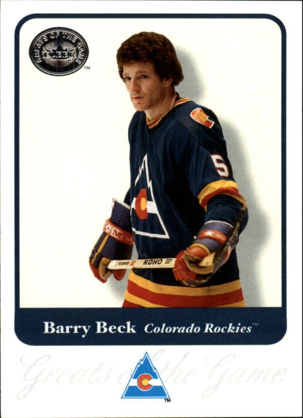 NHL 2001-02 Greats of the Game - No 15 - Barry Beck