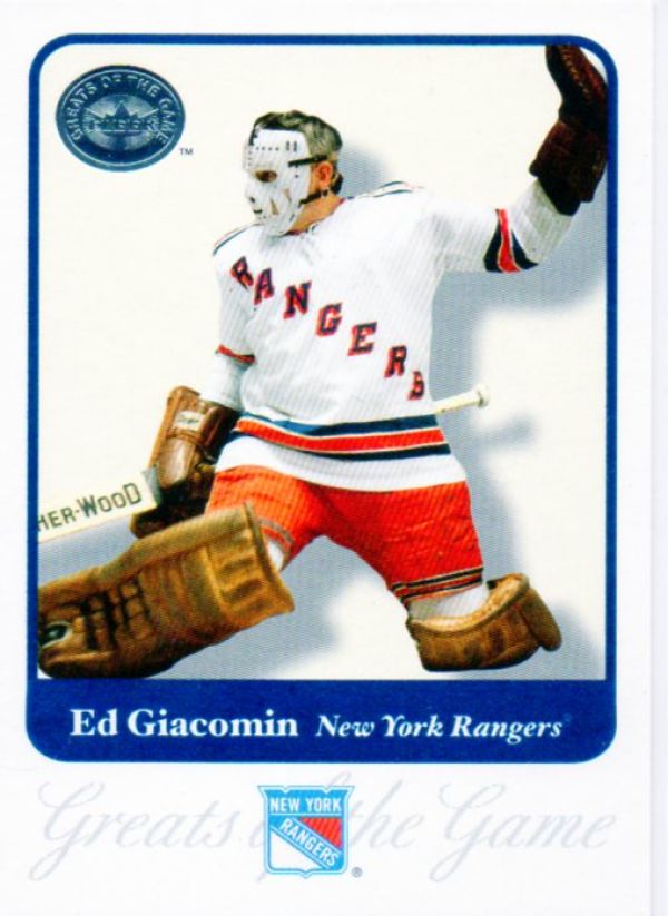 NHL 2001-02 Greats of the Game - No 21 - Ed Giacomin