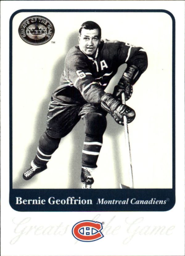 NHL 2001-02 Greats of the Game - No 37 - Bernie Geoffrion