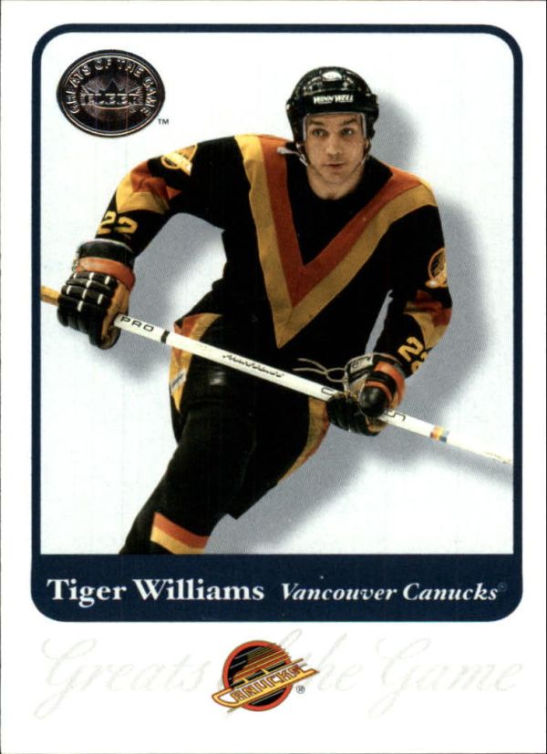 NHL 2001-02 Greats of the Game - No. 39 - Tiger Williams