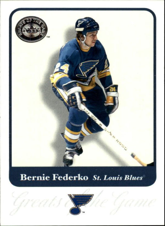 NHL 2001-02 Greats of the Game - No 63 - Bernie Federko