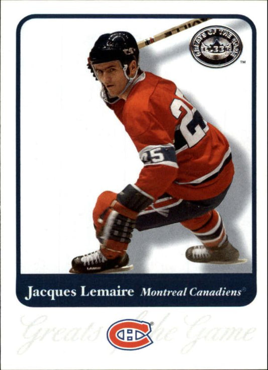 NHL 2001-02 Greats of the Game - No 66 - Jacques Lemaire