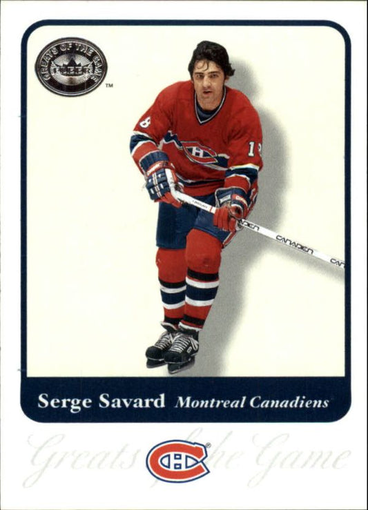 NHL 2001-02 Greats of the Game - No 85 - Serge Savard