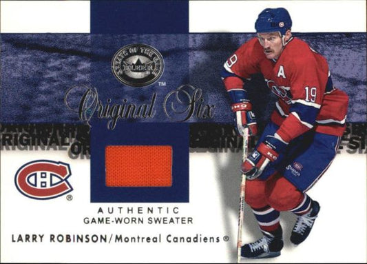 NHL 2001-02 Greats of the Game Jerseys - No 5 - Larry Robinson