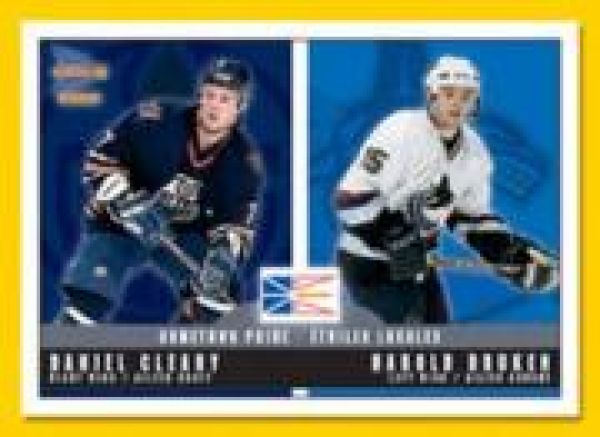 NHL 2001-02 McDonald's Pacific Hometown Pride - No 8 - Daniel Cleary / Harold Druken