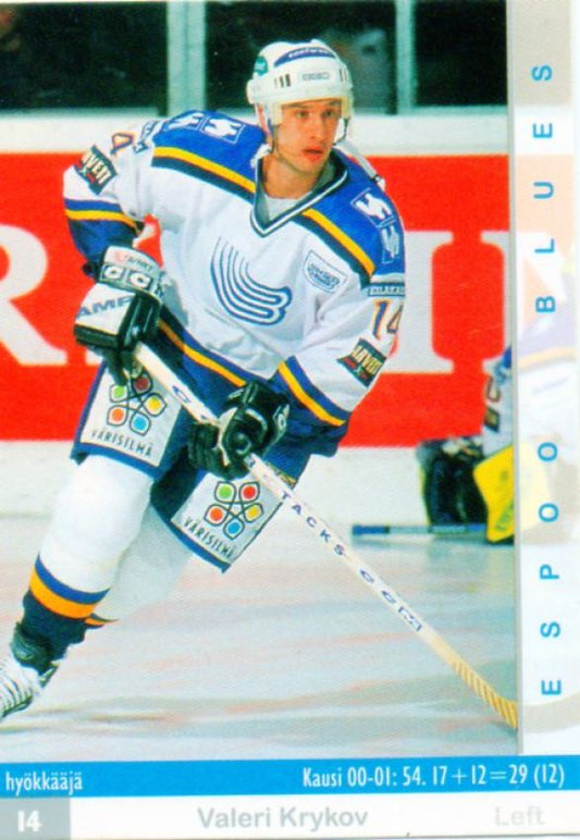 FIN/NHL 2001-02 Finnish Cardset - No 3 - Tero Määttä