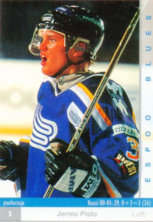 FIN/NHL 2001-02 Finnish Cardset - No 4 - Jermu Pisto
