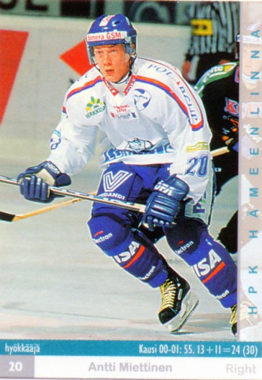 FIN/NHL 2001-02 Finnish Cardset - No 31 - Antti Miettinen