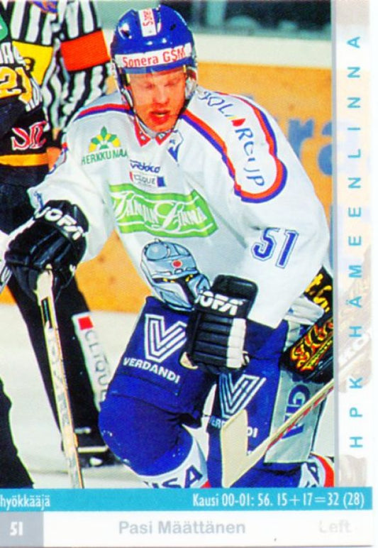 FIN/NHL 2001-02 Finnish Cardset - No 34 - Pasi Määttänen