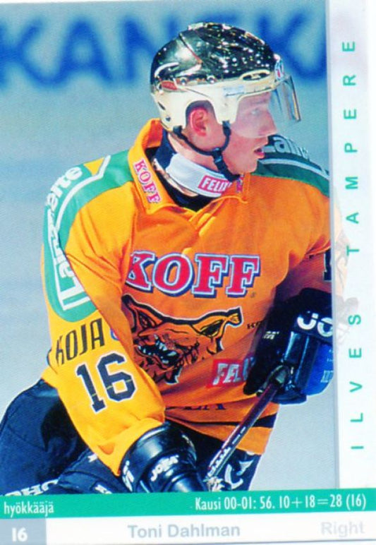FIN/NHL 2001-02 Finnish Cardset - No 42 - Toni Dahlman