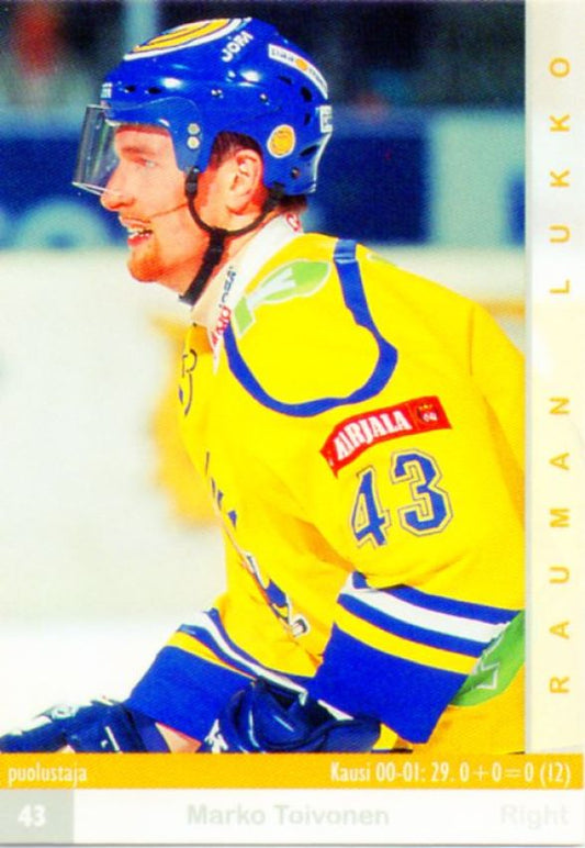 FIN/NHL 2001-02 Finnish Cardset - No 87 - Marko Toivonen
