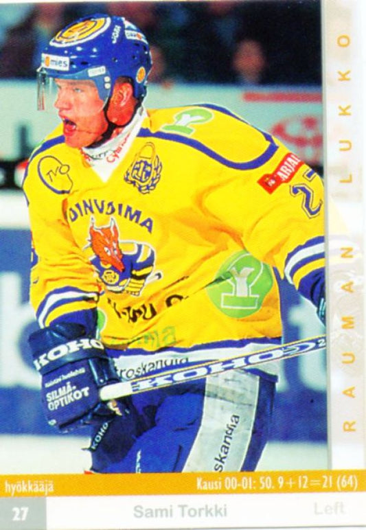FIN/NHL 2001-02 Finnish Cardset - No 91 - Sami Torkki
