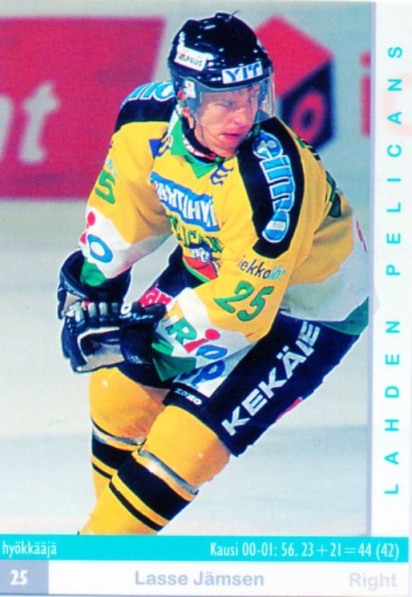 FIN/NHL 2001-02 Finnish Cardset - No 104 - Lasse Jämsen