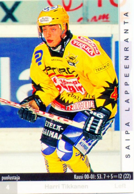 FIN/NHL 2001-02 Finnish Cardset - No 108 - Harri Tikkanen