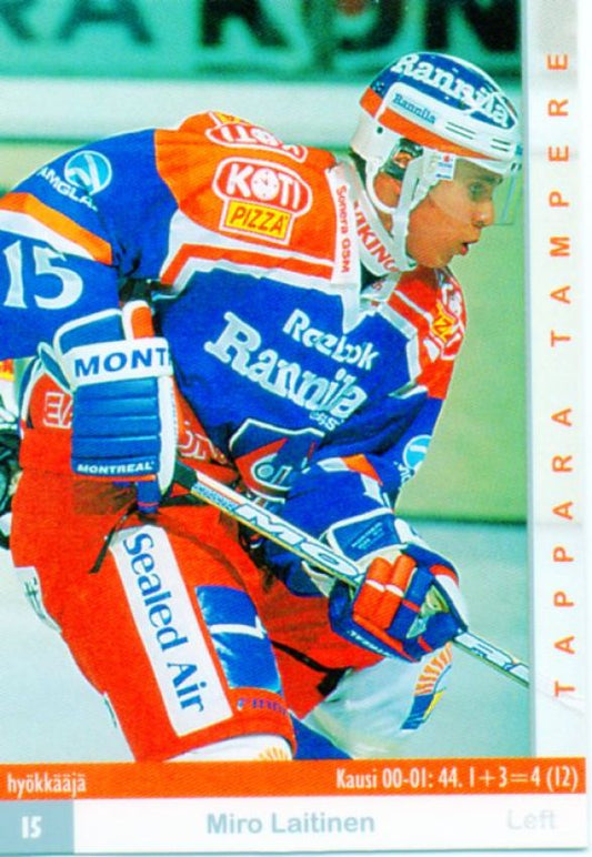 FIN/NHL 2001-02 Finnish Cardset - No 125 - Miro Laitinen