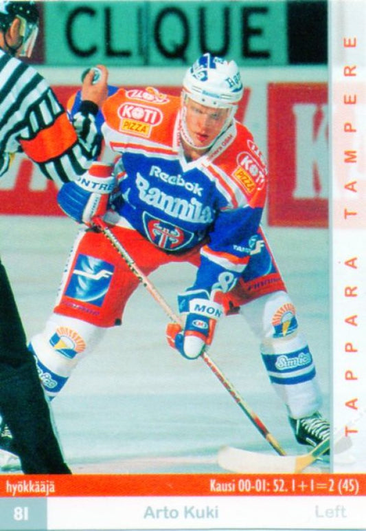 FIN/NHL 2001-02 Finnish Cardset - No 132 - Arto Kuki