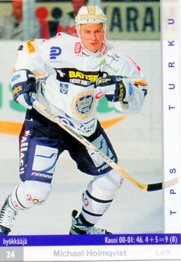 FIN/NHL 2001-02 Finnish Cardset - No 144 - Michael Holmqvist