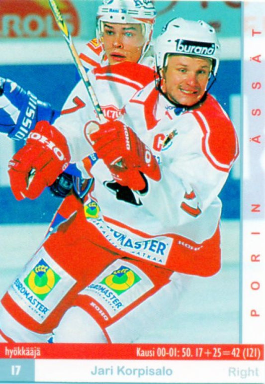 FIN/NHL 2001-02 Finnish Cardset - No 151 - Jari Korpisalo