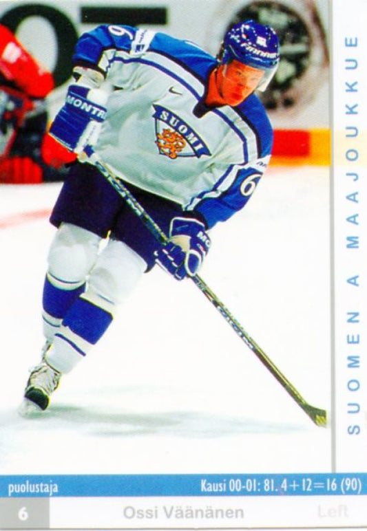 FIN/NHL 2001-02 Finnish Cardset - No 164 - Ossi Väänänen