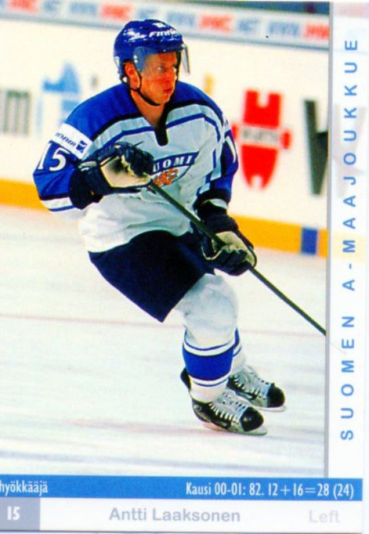 FIN/NHL 2001-02 Finnish Cardset - No 169 - Antti Laaksonen