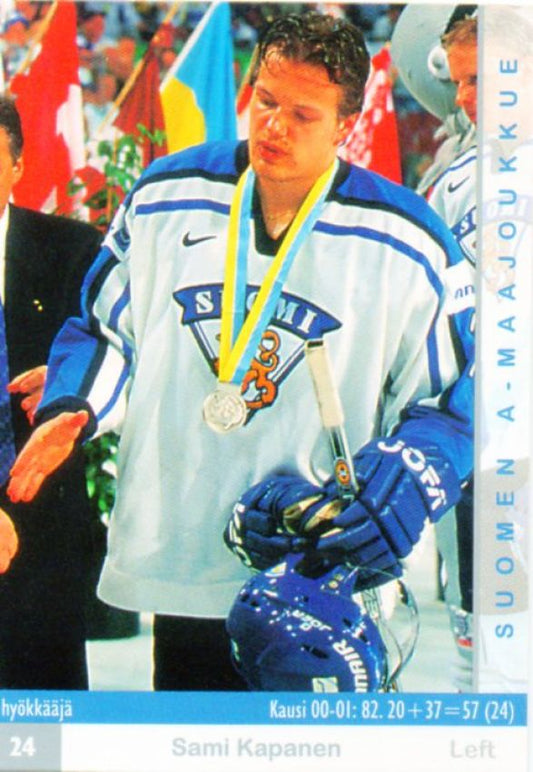 FIN/NHL 2001-02 Finnish Cardset - No 172 - Sami Kapanen