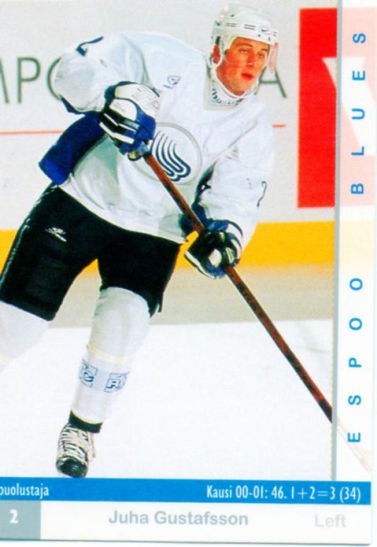 FIN/NHL 2001-02 Finnish Cardset - No 183 - Juha Gustafsson