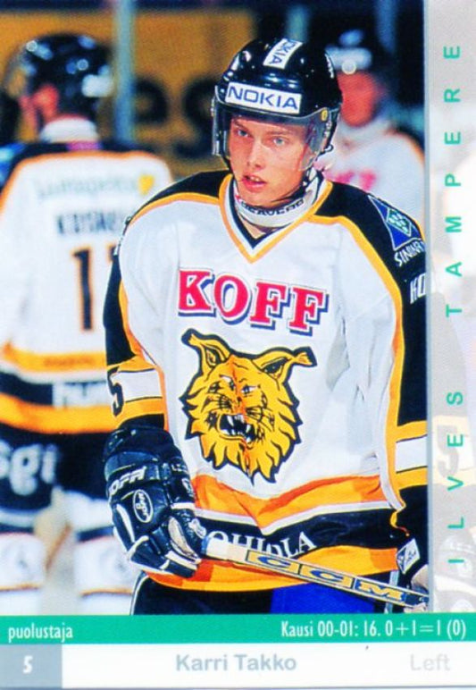 FIN/NHL 2001-02 Finnish Cardset - No 232 - Karri Takko