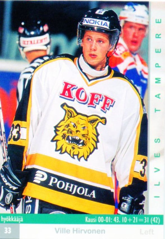 FIN/NHL 2001-02 Finnish Cardset - No 240 - Ville Hirvonen