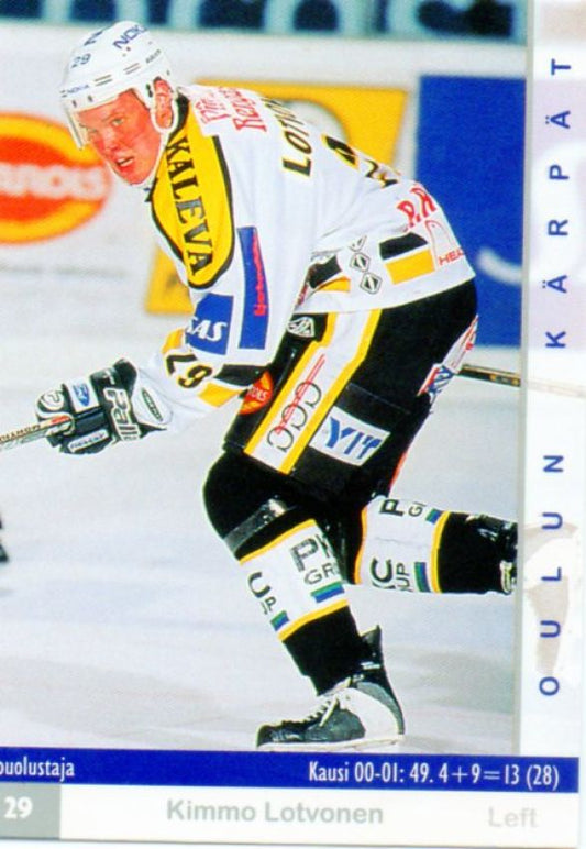 FIN/NHL 2001-02 Finnish Cardset - No 280 - Kimmo Lotvonen