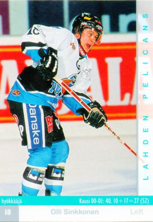 FIN/NHL 2001-02 Finnish Cardset - No 315 - Olli sinkkonen