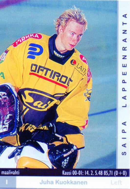FIN/NHL 2001-02 Finnish Cardset - No 323 - Juha Kuokkanen