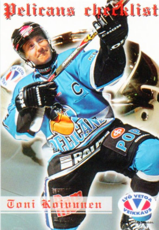 FIN/NHL 2001-02 Finnish Cardset - No 307 - Checklist Lahden Pelicans