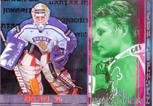 FIN/NHL 2001-02 Finnish Cardset Haltmeisters - No 1 of 12 - Ari Sulander