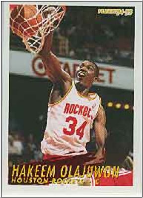 NBA 1994-95 Fleer - No 85 - Hakeem Olajuwon