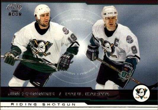 NHL 2001-02 Pacific - No 401 - Jim Cummins / Paul Kariya