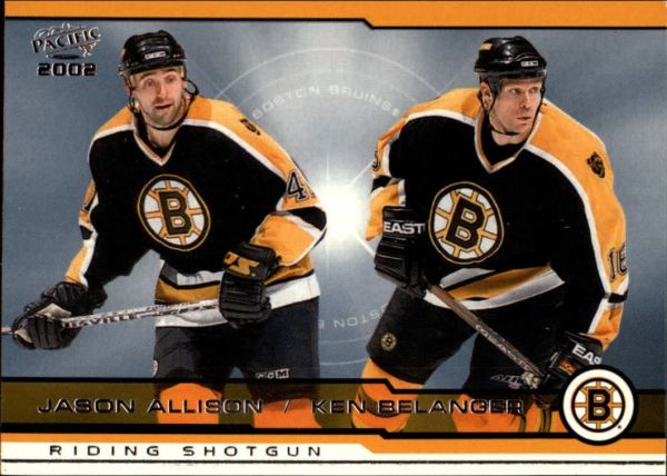 NHL 2001-02 Pacific - No 403 - Jason Allison / Ken Belanger