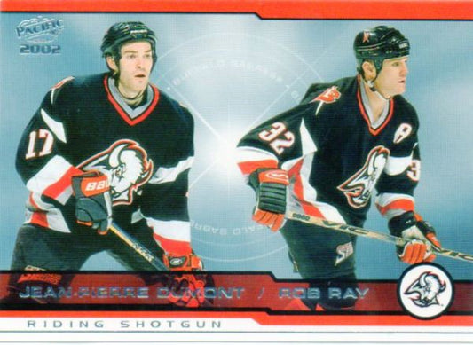 NHL 2001-02 Pacific - No 404 - Jean-Pierre Dumont / Rob Ray