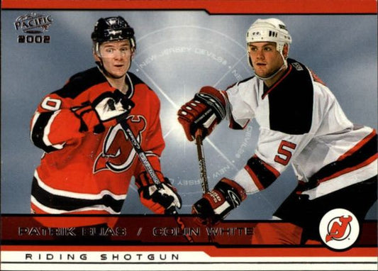 NHL 2001-02 Pacific - No 414 - Patrik Elias / Colin White