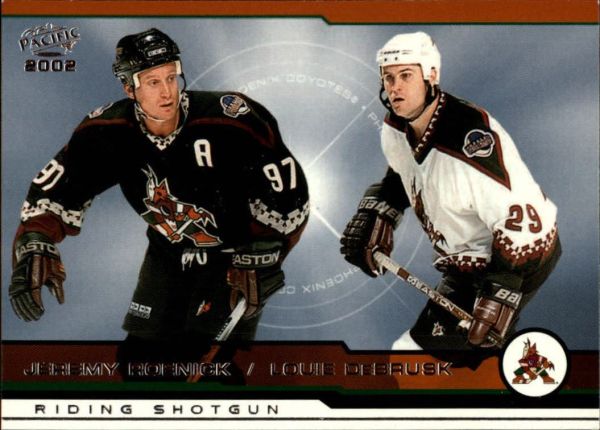 NHL 2001-02 Pacific - No 418 - Jeremy Roenick / Louie Debrusk