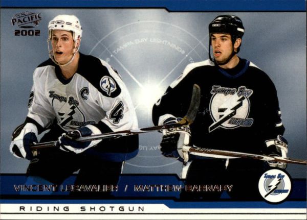 NHL 2001-02 Pacific - No 422 - Vincent Lecavalier / Matthew Barnaby