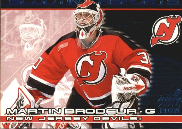 NHL 2000-01 Aurora Scouting Reports - No 13 - Martin Brodeur