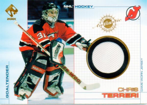 NHL 2000-01 Private Stock Game Gear - No 66 - Chris Terreri