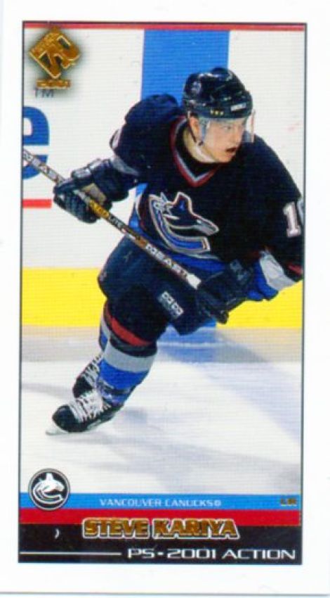 NHL 2000-01 Private Stock PS-2001 Action - No 57 - Steve Kariya