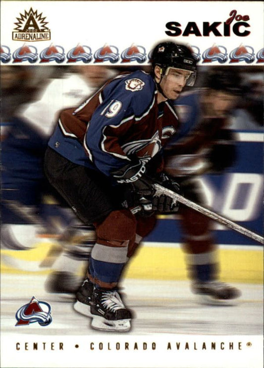 NHL 2001-02 Pacific Adrenaline - No 50 - Joe Sakic